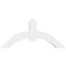 Ekena Millwork Archdale Architectural Grade PVC Gable Bracket, 36"W x 16 1/2"H x 4"D x 4"F, 11/12 Pitch GBP036X17X0404ARC00 - alternate 4